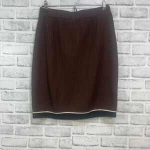 St.John by Marie Gray Sweater Pencil Knee Length Skirt 8